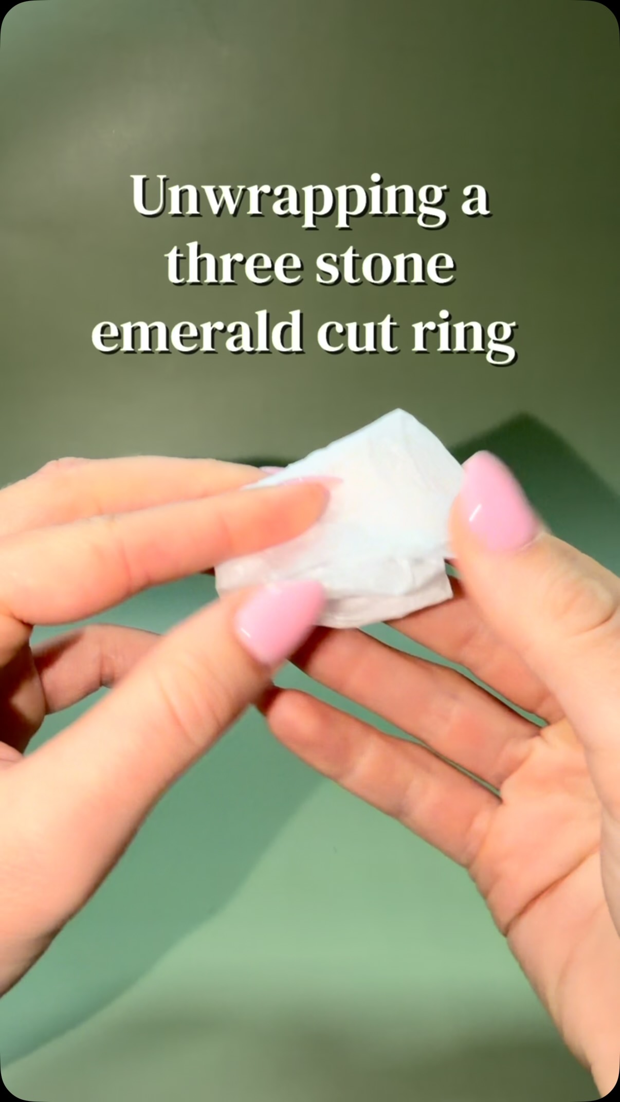 Three-stone stories — reel from Precious Jewelry Outlet